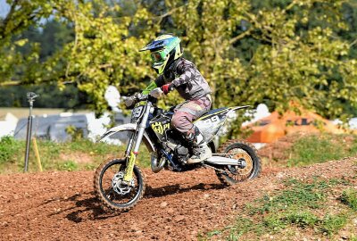 Tag 1 des 29. Motocross Thurm machte Lust auf mehr - Anton Seidel (MSC Thurm) aus Reichenbach. Foto: Thorsten Horn