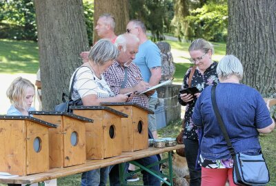 "Tag der Vogtländer" hinterlässt nachhaltige Eindrücke - Ein Wissensquiz zum Thema Wald hatte der Sachsenforst vorbereitet. Foto: Matthias Baumgartel