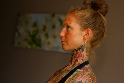 Tanja (34) aus dem Erzgebirge: Zwischen Fitness und Tattoos als "schöne Tapete" - Tanja ist eine Powerfrau aus Lugau, die Sport und Bewegung liebt.