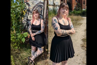 Tattookünstlerin Susi (26) aus Leipzig hat sich schon selbst tätowiert - Susi aus Leipzig ist von Kopf bis Fuß tätowiert und noch ein bisschen Platz ist für die Zukunft vorhanden.