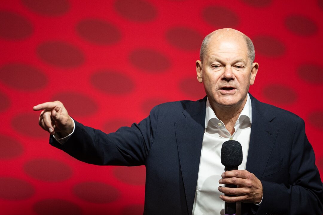 Taurus und Schuldenbremse: Scholz startet in den Wahlkampf - Olaf Scholz muss bis zu 19 Prozentpunkte Rückstand auf die Union aufholen, wenn er im Kanzleramt bleiben will. 