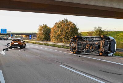 Tödlicher Unfall auf der A14: Autobahn vollgesperrt - Es kam zu einem Zusammenstoß zwischen mehreren PKW. Foto: EHL Media/Erik-Holm Langhof