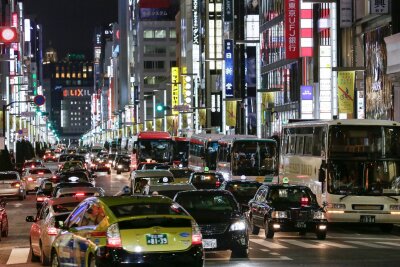 Tokio: 5 Highlights, die Sie nicht verpassen sollten - Ginza ist das glamouröse Einkaufsviertel der japanischen Hauptstadt.