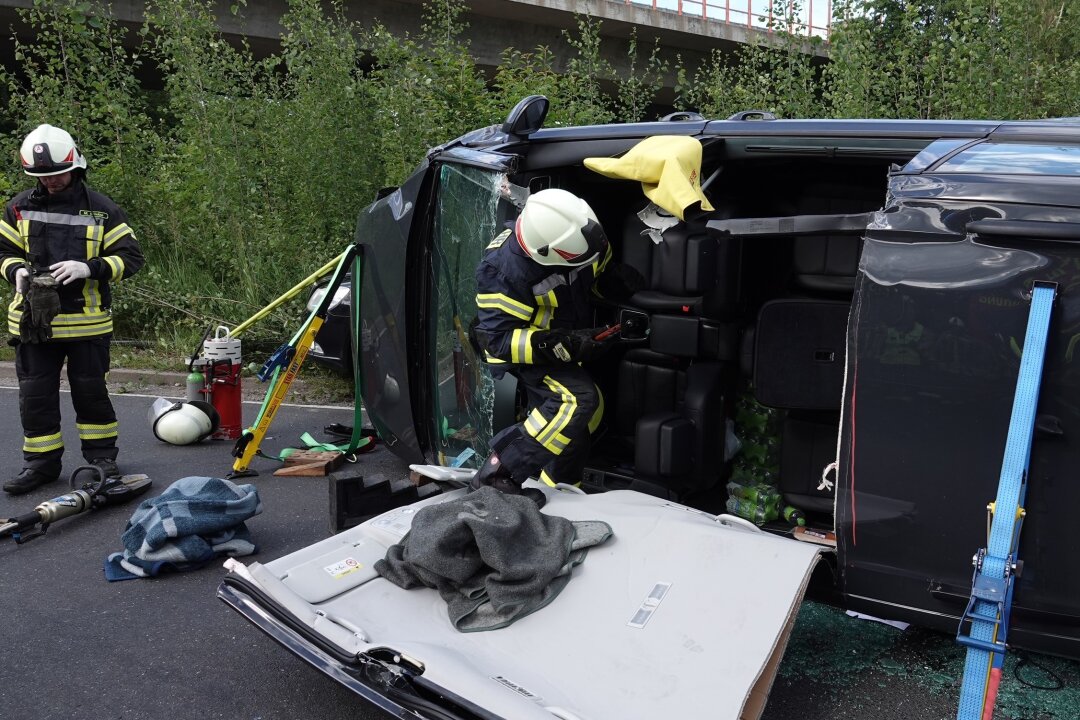 Am Dienstagnachmittag kam es zu einem Verkehrsunfall auf der S 177. Foto: Roland Halkasch