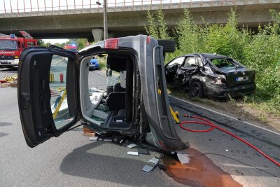 Am Dienstagnachmittag kam es zu einem Verkehrsunfall auf der S 177. Foto: Roland Halkasch