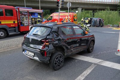 Am Dienstagnachmittag kam es zu einem Verkehrsunfall auf der S 177. Foto: Roland Halkasch