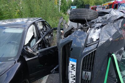 Am Dienstagnachmittag kam es zu einem Verkehrsunfall auf der S 177. Foto: Roland Halkasch