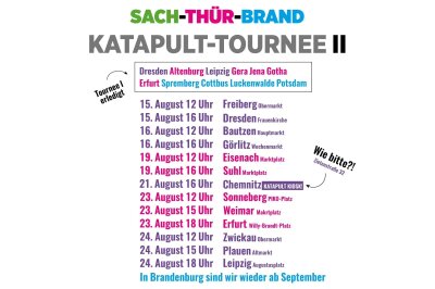 Tournee: Katapult-Magazin morgen auf dem Sonnenberg zu Gast - Tourdaten vom Katapult Magazin