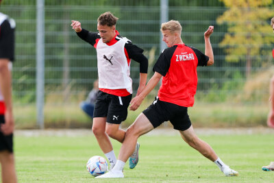 Trainingslager und Würze: Was Rico Schmitt mit dem FSV vor hat - Eindrücke vom Trainingsauftakt des FSV Zwickau. Foto: Gabor Krieg