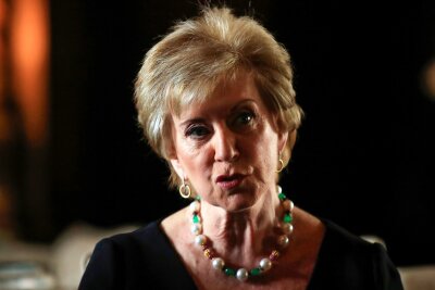 Trump nominiert nächsten TV-Mann für Regierungsamt - Linda McMahon führte in Trumps erster Regierung die Behörde für kleine Unternehmen. (Archivbild) 