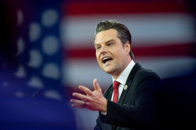 TV-Mann, Milliardär, Radikale: So soll Trumps Team aussehen - Matt Gaetz soll Justizminister werden. (Acrhibild) 