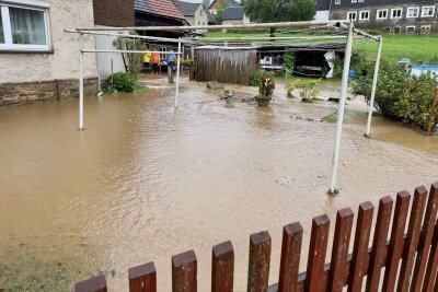 Überschwemmung wegen Unwetter im Erzgebirge - Überschwemmung wegen Unwetter im Erzgebirge. Foto: Daniel Unger