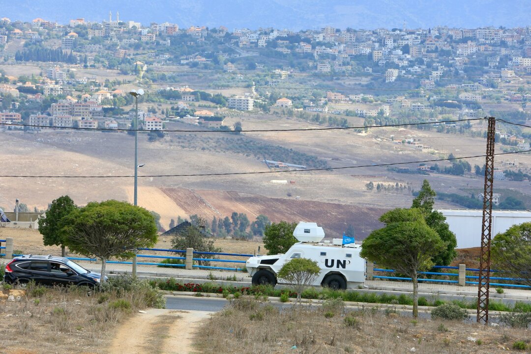 UN-Mission im Libanon beschossen - zwei Verletzte - Die UN-Mission Unifil überwacht das Grenzgebiet seit Jahrzehnten.