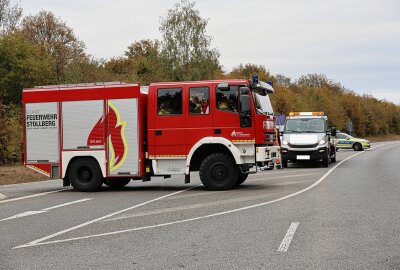 Unfall auf Autobahnzubringer: Motorradfahrer verletzt - Zum Sachschaden können noch keine Angaben gemacht werden. Foto: Niko Mutschmann