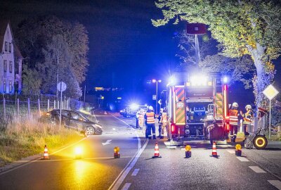 Unfall  auf der B172: Sieben Jugendliche verletzt - Bei einem Unfall am Samstagabend gab es mehrere Verletzte. Foto: Marko Förster