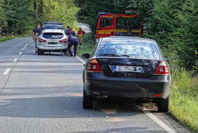 Unfall bei Dresden: Fahrer mit 3,1 Promille verursacht Kollision - Am Donnerstag kam es zu einem Verkehrsunfall zwischen zwei PKW. Foto: Roland Halkasch