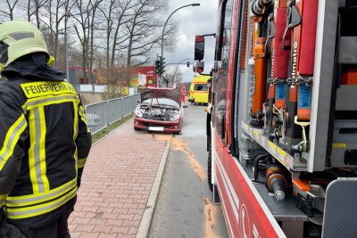 In Aue kam es zu einem Unfall. Foto: Daniel Unger