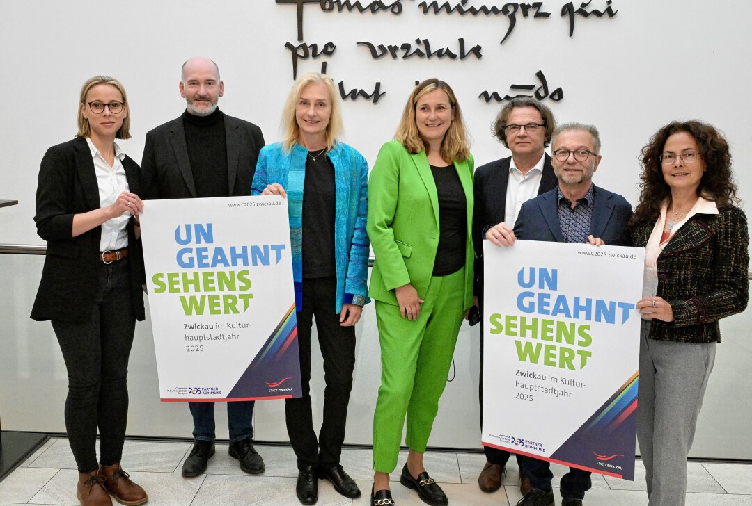 "Ungeahnt sehenswert": Was Zwickau im Chemnitzer Kulturhauptstadtjahr alles plant - Die Stadt Zwickau hat die Vorhaben im Kulturhauptstadt-Jahr 2025vorgestellt. Foto: Ralf Wendland