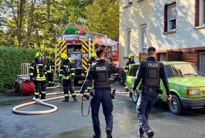 Update: Einsatz mit Rettungshubschrauber in Werdau - Schwerverletzter im Fachklinikum verstorben - Einsatz mit Rettungshubschrauber in Werdau. Foto: Mario Dudacy