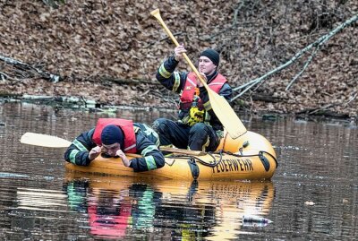 Update: Leiche in Chemnitzer Zeisigwald geborgen - Personensuche im Chemnitzer Zeisigwald. Foto: Harry Haertel