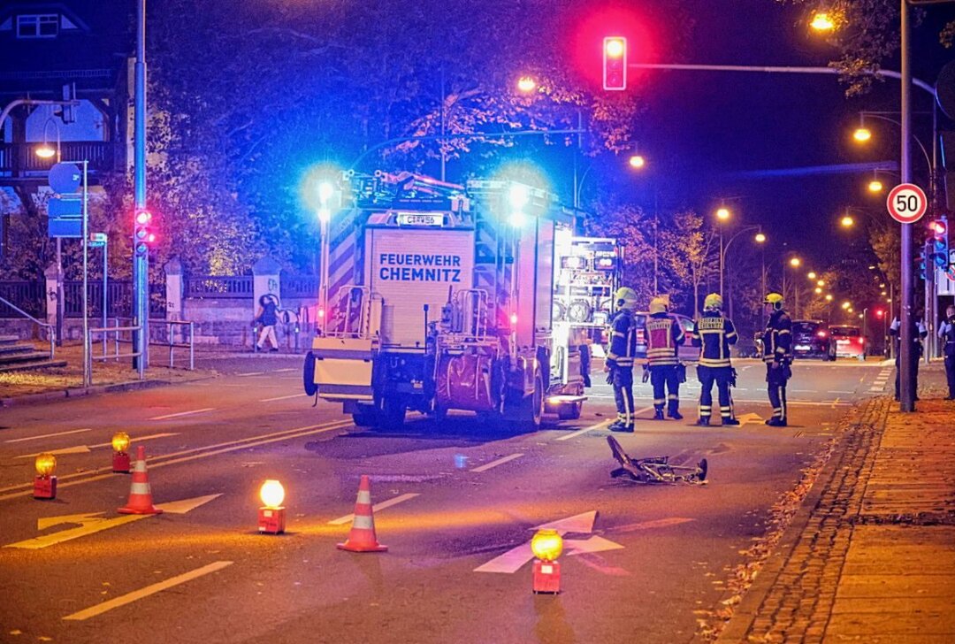 Update: PKW erfasst Radfahrer in Chemnitz - 15-Jähriger schwer verletzt - Am Montagabend kam es zu einem Unfall auf dem Kaßberg in Chemnitz. Foto: Harry Härtel