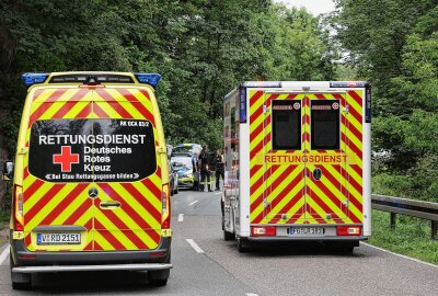 Update zum Unfall auf B175: PKW mit Kindern überschlägt sich - PKW mit Kindern an Bord überschlägt sich. Foto: Andreas Kretschel