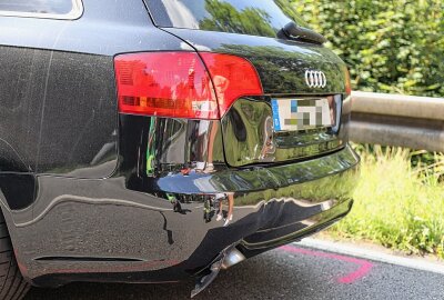 Update zum Unfall auf der B169: Motorrad prallt auf abbiegenden Audi - Am Samstagnachmittag kam es auf der B169 bei Frankenberg zu einem Verkehrsunfall, bei dem eine Person schwer verletzt wurde. Foto: Erik Hoffmann