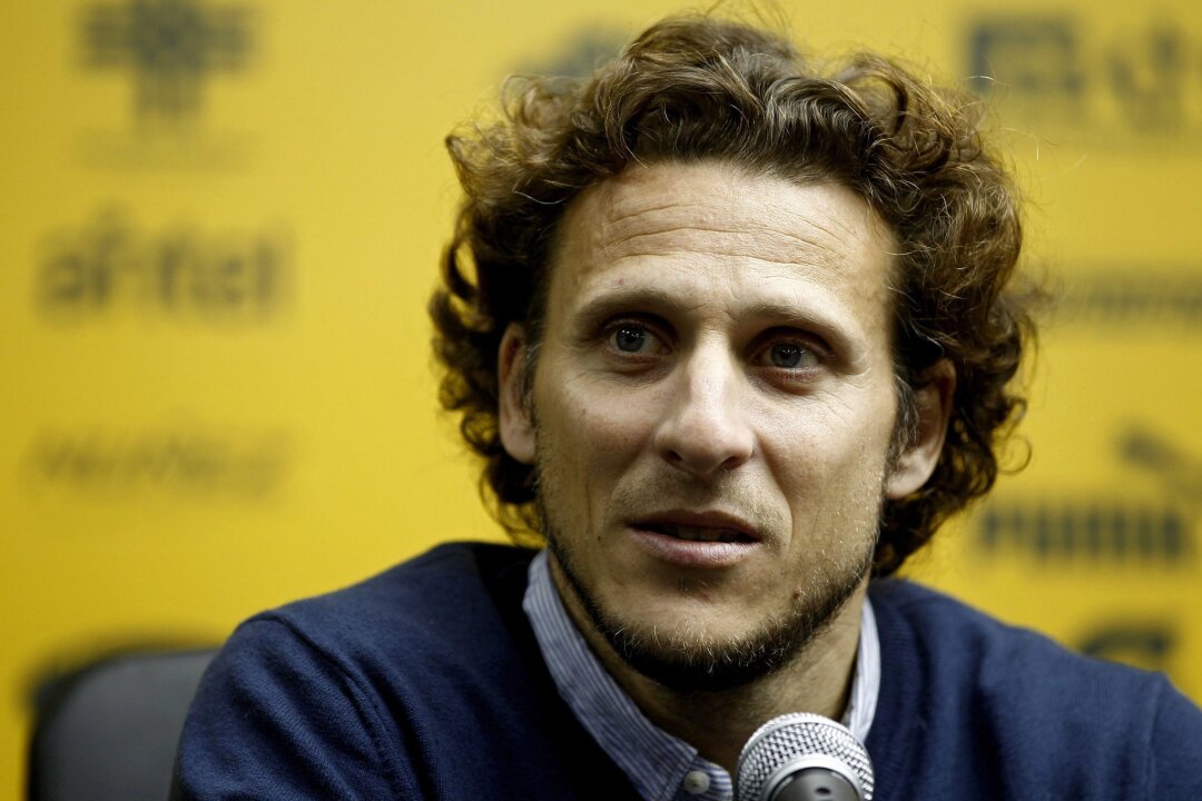 Uruguays Fußball-Ikone Forlán spielt Profi-Tennisturnier - Ex-Fußballer Diego Forlan nimmt im November an einem Profi-Tennisturnier teil. 