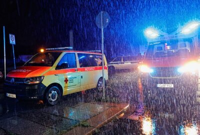 Verletztes Kind in Chemnitz: PKW erfasst Fahrrad - Verletztes Kind nach Crash in Chemnitz. Foto: Jan Härtel