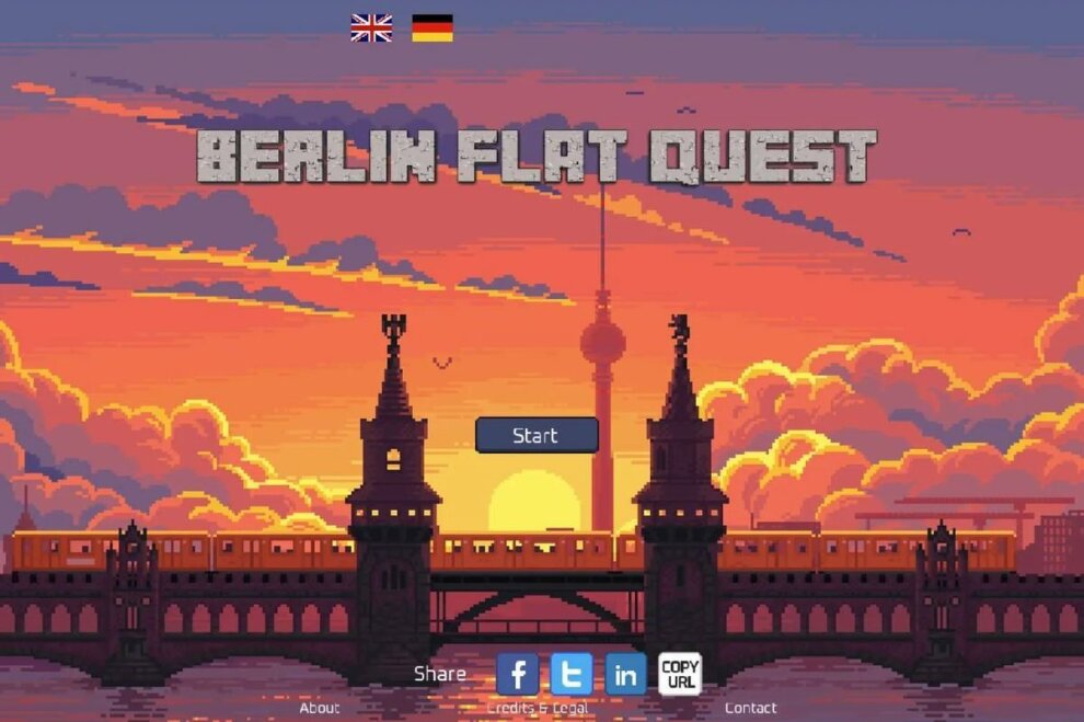Verzweifelte Wohnungssuche als Computerspiel: "Berlin Flat Quest" - Albtraum Wohnungssuche als Simulation: "Berlin Flat Quest".