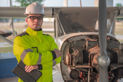 Viel Geld verdienen ohne Studium: Die Top 10 der bestbezahlten Ausbildungsberufe - Wer technisches Interesse hat, sollte über den Fluggerätemechanier-Job nachdenken.