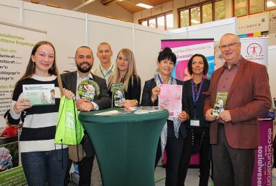 Vielfältige Ausbildungsangebote in Marienberg - Auch im vergangenen Jahr war der Stand der Sozialbetriebe gut besucht. Foto: Jana Kretzschmann/Archiv