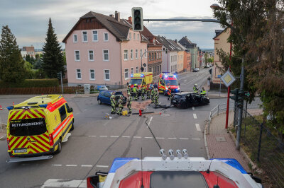 Der Kreuzungsbereich war für 3 Stunden gesperrt. Foto: Andreas Kretschel