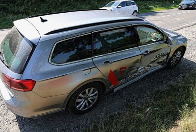 Vier Verletzte nach PKW-Kollision in Zwönitz - Am Mittwochnachmittag kam es in Zwönitz zu einem Verkehrsunfall. Foto: Niko Mutschmann