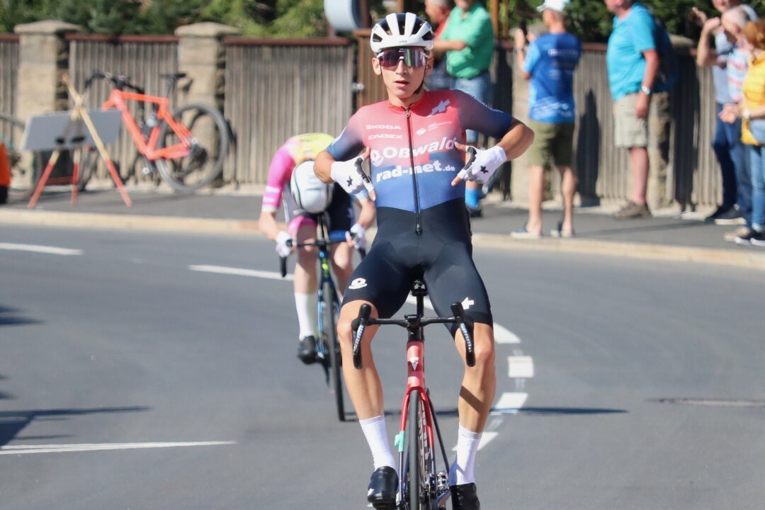 Vincent John hat die Erzgebirgsrundfahrt 2024 gewonnen. Foto: Knut Berger