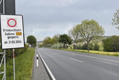 Vollsperrung auf der B169 ab Dienstag nach Pfingsten - Die B169 in Gablenz wird nach Pfingsten, ab Dienstag voll gesperrt. Foto: Ralf Wendland