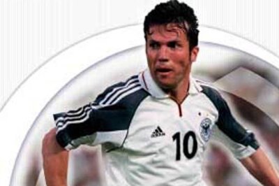 Von Anfang bis Ende, vom Pixel-Kick zur Milliarden-Marke, von "FIFA" bis "EA Sports FC" - Abschied vom Leitwolf: Lothar Matthäus war auf dem Cover von "FIFA 2001" noch im Deutschland-Trikot zu sehen, gab aber nach einer bitteren Niederlage bei der EM 2000 seinen Abschied aus der Nationalmannschaft bekannt.