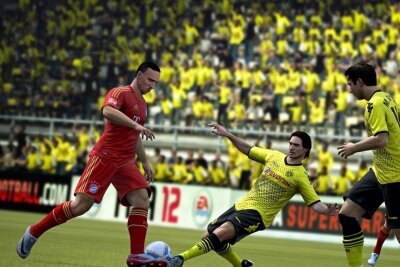 Von Anfang bis Ende, vom Pixel-Kick zur Milliarden-Marke, von "FIFA" bis "EA Sports FC" - Die Grafik wurde an diversen Stellen aufgehübscht. Die Impact-Engine beispielsweise sollte Kollisionen so realistisch wie möglich darstellen.