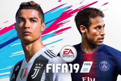 Von Anfang bis Ende, vom Pixel-Kick zur Milliarden-Marke, von "FIFA" bis "EA Sports FC" - Und auch in "FIFA 19" hatte er es wieder aufs Cover geschafft: Cristiano Ronaldo, nach seinem Wechsel nun im Juve-Trikot. Neben ihm: PSG-Star Neymar - allerdings nur auf der Verpackung der "Champions Edition". Ein Hinweis auf die größte Neuerung im Spiel ...