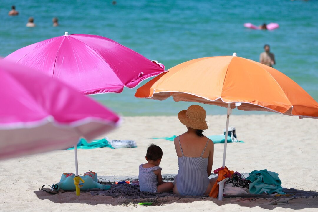 Warum der Schutz von Kindern vor Sonne so wichtig ist - Kinderhaut ist besonders gefährdet: Bei starker Sonne unbedingt Sonnenschutz und geeignete Kleidung verwenden.