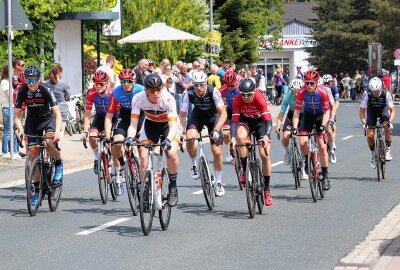 Warum eine Radsport-Legende nach Hainichen kommt - Das Radrennen in Hainichen erlebt am 12. Mai seine 12. Auflage. Foto: Knut Berger/Archiv