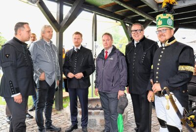 Welterbetag im Saigerhüttenareal war ein voller Erfolg - Ministerpräsident bei großer Bergparade mit dabei. Foto: Ilka Ruck