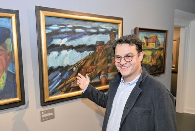 Werke gehen auf Weltreise: Ausstellungstournee für Max Pechstein-Arbeiten - Im Bild Maximilian Letze, Institut für Kulturaustausch. Foto: Ralf Wendland