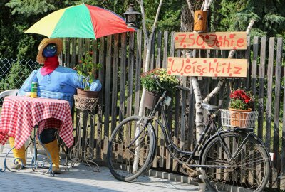 Wettbewerb zur 750-Jahrfeier begeistert kleine Gemeinde im Vogtland - Buntes Weischlitz. Foto: Simone Zeh