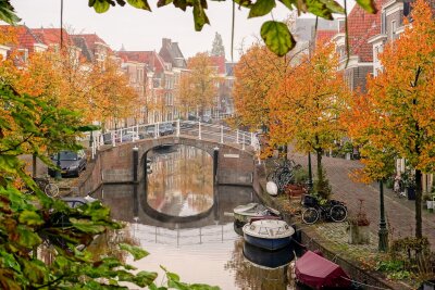 Wie die Tulpe nach Holland kam: zu Besuch in Leiden - Altholländischer Charme: Leiden wir auch als "Klein-Amsterdam" gepriesen.