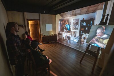 Wie die Tulpe nach Holland kam: zu Besuch in Leiden - Im "Young Rembrandt Studio" werden die Lebensstationen von Leidens berühmtesten Künstler in einem 3D-Video erzählt.