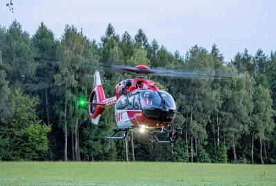 Wild-Crash auf sächsischer Staatsstraße: Biker mit Rettungshubschrauber in Klinik geflogen - Der Kradfahrer kollidierte bei voller Fahrt mit dem Wildtier. Foto:  xcitepress