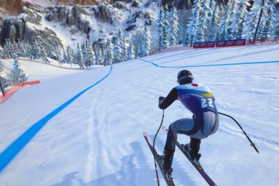 "Winter Games": Auf zur Medaillenjagd! - Das Skifahren verlangt Geschicklichkeit und Kontrolle auf anspruchsvollen Abfahrten.