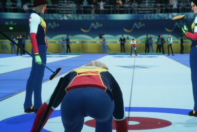 "Winter Games": Auf zur Medaillenjagd! - Beim Curling ist viel Geschicklichkeit gefragt.