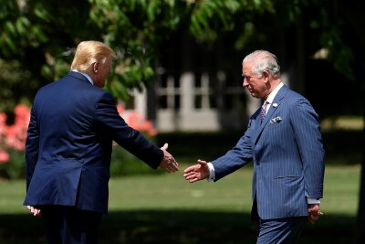 Wird König Charles zur britischen Trump(f)-Karte? - Die Geheimwaffe des Premiers? König Charles (r.) soll sich gut mit Trump verstehen. (Archivbild)